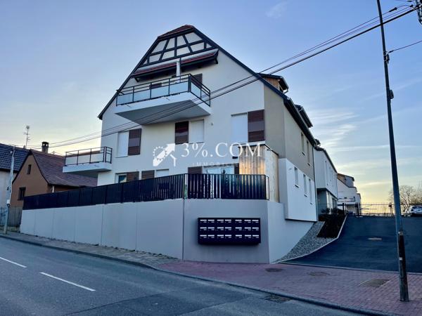3%.COM - EXCLUSIVITÉ à QUATZENHEIM, F3 - 68m²,garage,parking  Quatzenheim (67117)