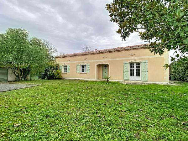 LE HAILLAN : maison plain pied de 110 m2 + jardin