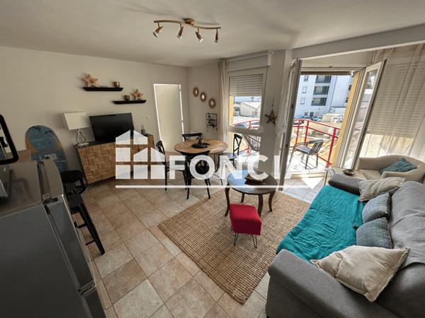 Location Appartement meublé 2 pièces 39.69 m² - PLAGE DE TRESTRAOU Perros Guirec 22700