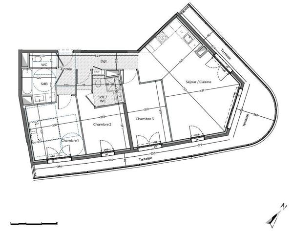 Appartement à vendre 4 pièces 81 m² Antibes