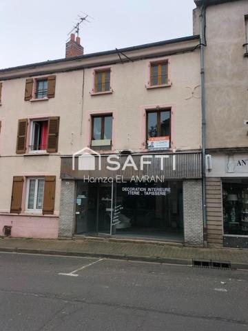 Immeuble ville mitoyenne avec local commercial