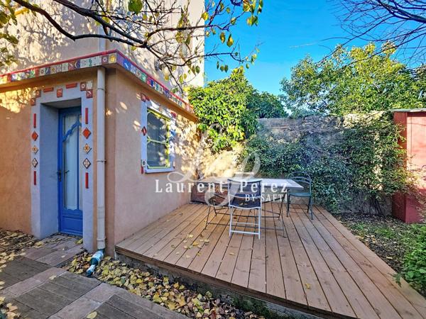 Baillargues : maison avec studio et jardin