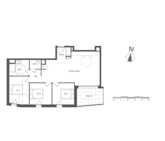 Achat appartement Saint-Gilles-Croix-de-Vie - 4 pièce(s) - 78 m² - 347 000 €