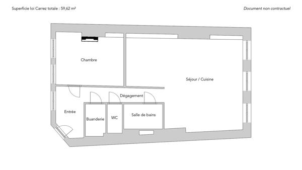 Appartement Paris 3 e - RUE DU TEMPLE / SAINTE-AVOYE