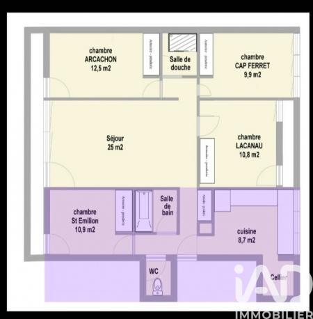 Location appartement 5 pièces 94 m² Pessac