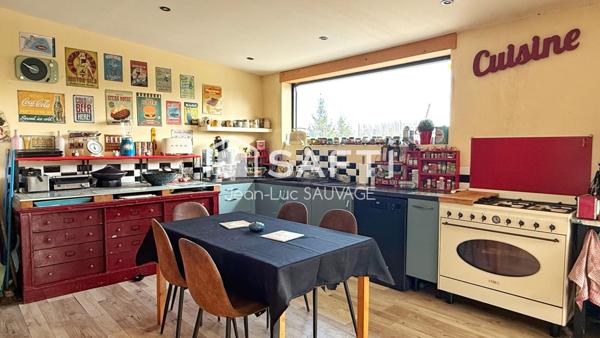 Semi plain-pied 170 m² vue campagne - 4 chambres