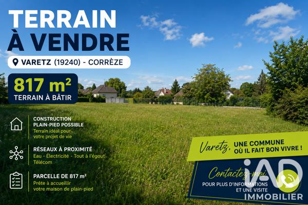 Terrain à vendre 817 m² Varetz