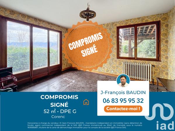 Appartement à vendre 2 pièces 52 m² Corenc