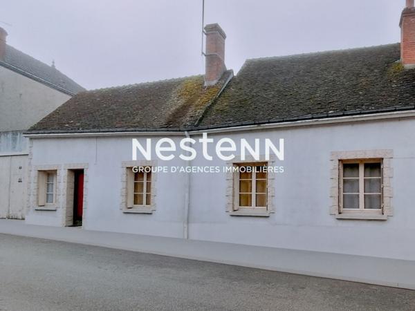 Maison de ville plain-pied à Boiscommun 5 pièces 92 m2 - 3 chambres - Véranda 15 m2- Garage - Jardin 630 m2