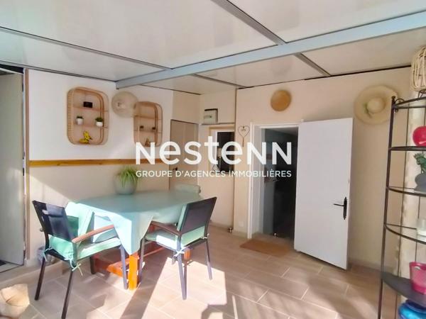 Maison de ville plain-pied à Boiscommun 5 pièces 92 m2 - 3 chambres - Véranda 15 m2- Garage - Jardin 630 m2