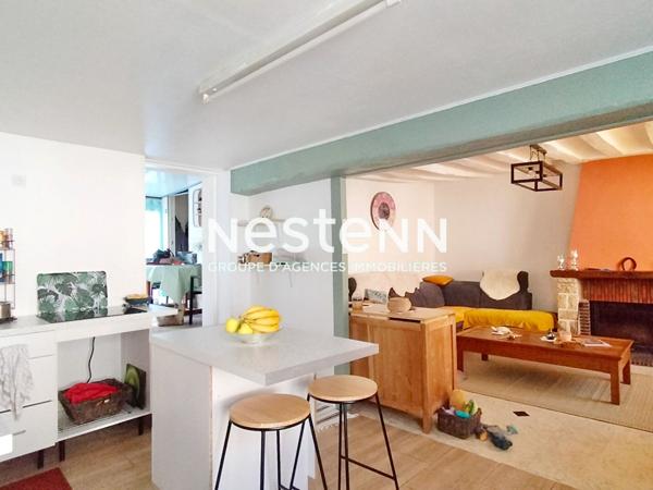 Maison de ville plain-pied à Boiscommun 5 pièces 92 m2 - 3 chambres - Véranda 15 m2- Garage - Jardin 630 m2