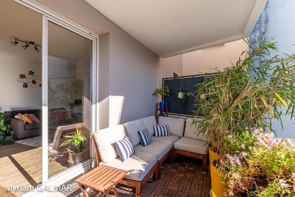 Bel appartement T2 avec grande terrasse emplacement recherché à Bordeaux Bastide