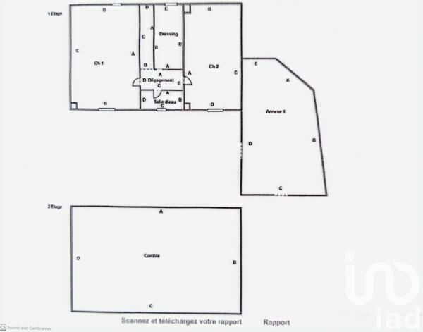 Maison à vendre 3 pièces 72 m² Feurs