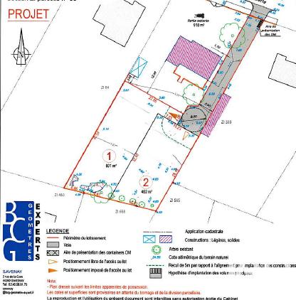 Terrain à vendre 462 m² Prinquiau
