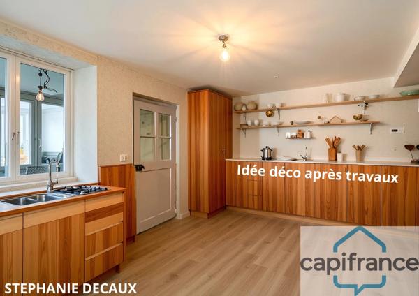 🏡A VENDRE : Maison semi-mitoyenne super potentiel –semi plain pieds Fourmies (59)