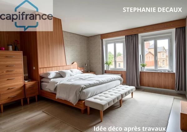 🏡A VENDRE : Maison semi-mitoyenne super potentiel –semi plain pieds Fourmies (59)