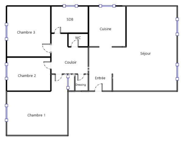 Appartement 4 pièces - 85 m²