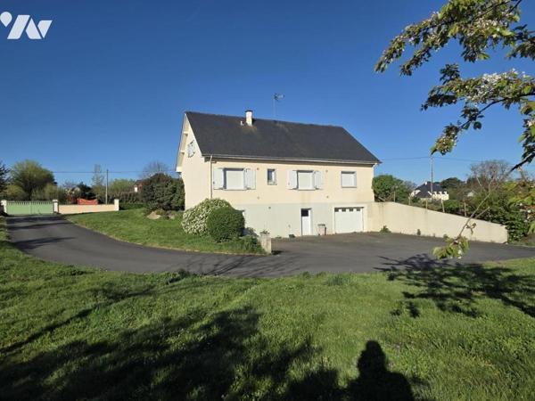 Maison individuelle avec accès de plain-pied, 143 m2 habitables, 5 chambres, sur terrain de 3.663 m2