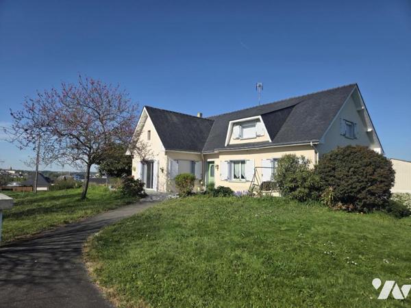 Maison individuelle avec accès de plain-pied, 143 m2 habitables, 5 chambres, sur terrain de 3.663 m2