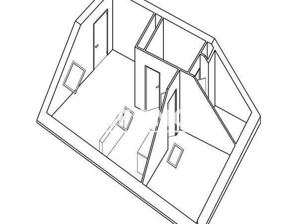 Location Appartement 2 pièces 18.7 m² - 9 PLACE STE CROIX Rochefort Sur Loire 49190