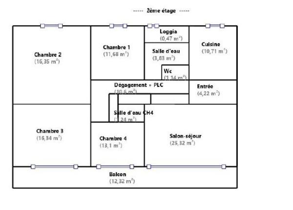 Au Cabot, magnifique T5 avec terrasse au calme