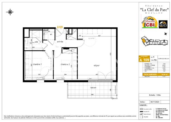 Une opportunité rare à MUZILLAC - T3 neuf de 64.26 m²  à Muzillac