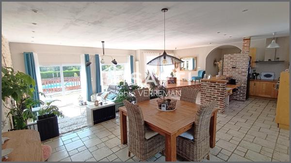 Propriété de caractère avec gîtes (revenus)+piscine