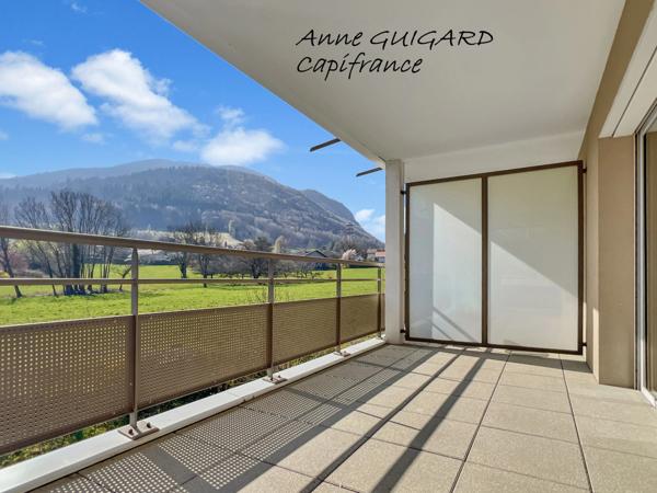 ANNECY-LE-VIEUX (74) - Beau T2 de 46m² petite résidence, terrasse 12m², cave et parking privatif