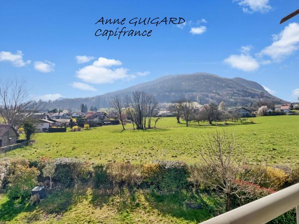 ANNECY-LE-VIEUX (74) - Beau T2 de 46m² petite résidence, terrasse 12m², cave et parking privatif