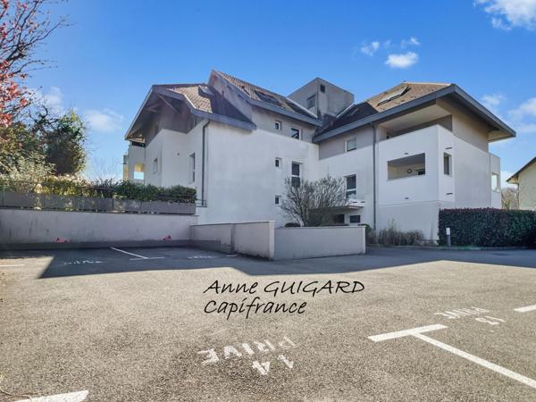 ANNECY-LE-VIEUX (74) - Beau T2 de 46m² petite résidence, terrasse 12m², cave et parking privatif