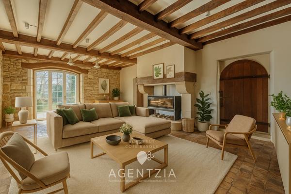 Bayonne (64100) Bayonne propriété de charme avec parc arboré, étang et accès à un ponton privé sur l'Adour