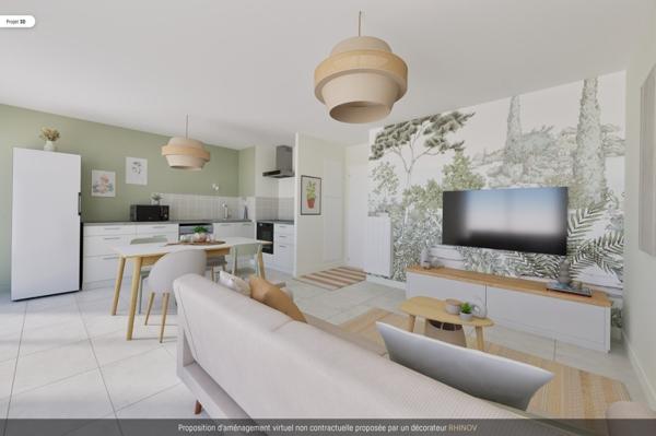 Appartement à vendre |  Saint-Herblain |  3 pièces | 59,9 m²