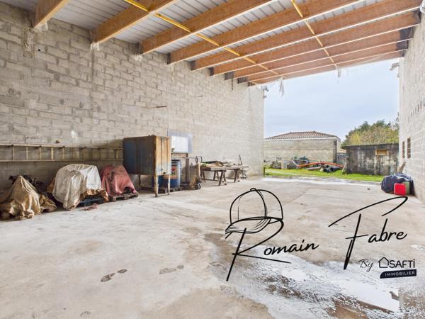 Hangar de 600m2 avec 3 logements indépendants entièrement rénovés