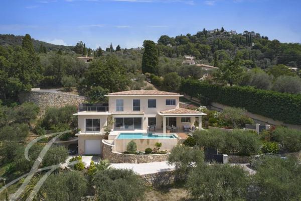Cabris - Belle Villa avec vue époustouflante mer et lac