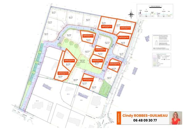 Terrain à vendre de 704,00 m² ROULLOURS (14) - VIRE NORMANDIE