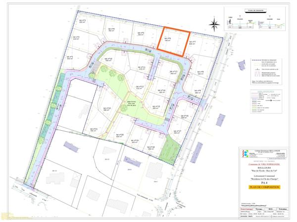 Terrain à vendre de 704,00 m² ROULLOURS (14) - VIRE NORMANDIE