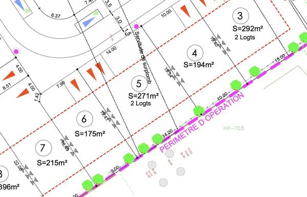 Terrain à vendre 271 m² Perpignan
