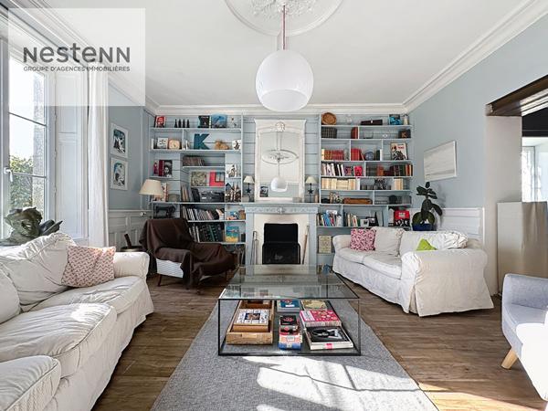 Grande maison bourgeoise en campagne du Rouillen à Ergué-Gabéric