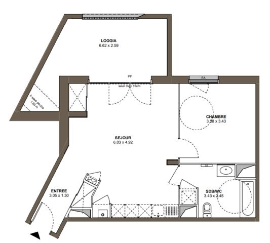 Appartement à vendre à Roanne (42300) - Loire
