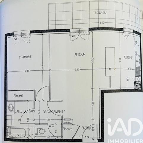 Appartement à vendre 2 pièces 47 m² Annecy