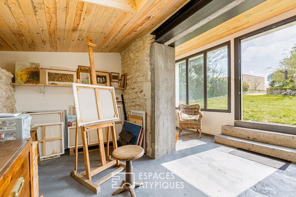 Maison à la vue Estuaire avec son moulin