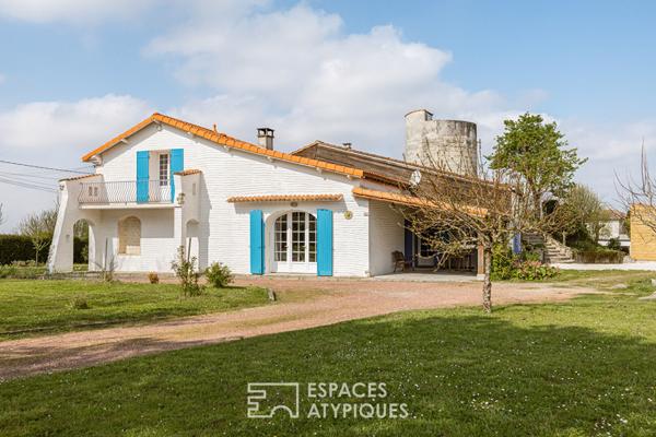 Maison à la vue Estuaire avec son moulin