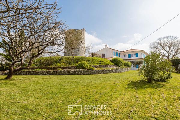 Maison à la vue Estuaire avec son moulin