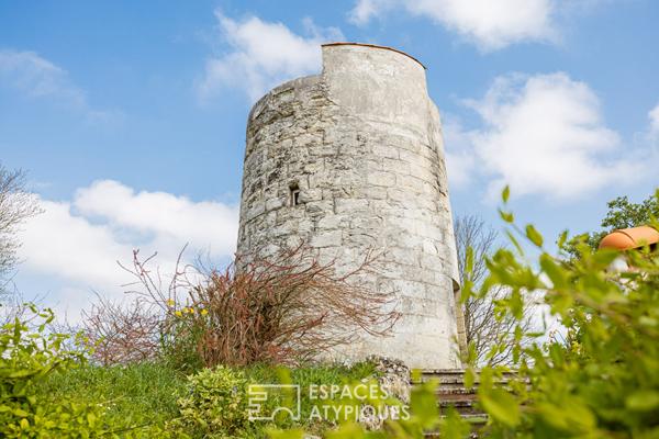 Maison à la vue Estuaire avec son moulin
