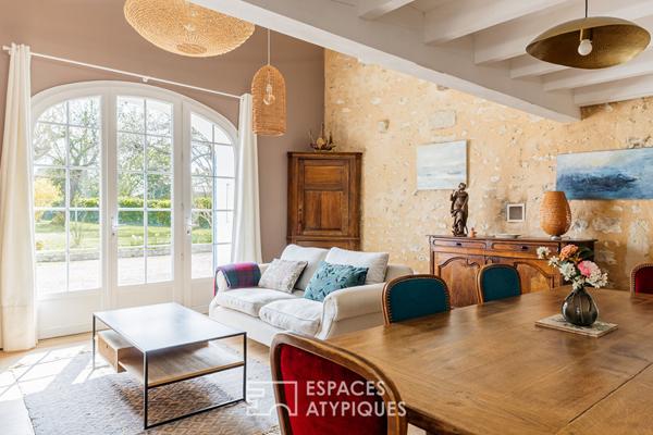 Maison à la vue Estuaire avec son moulin