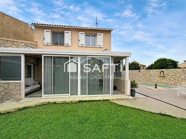 Une maison familiale cosy avec jardin et véranda, idéale pour se sentir bien chez soi !