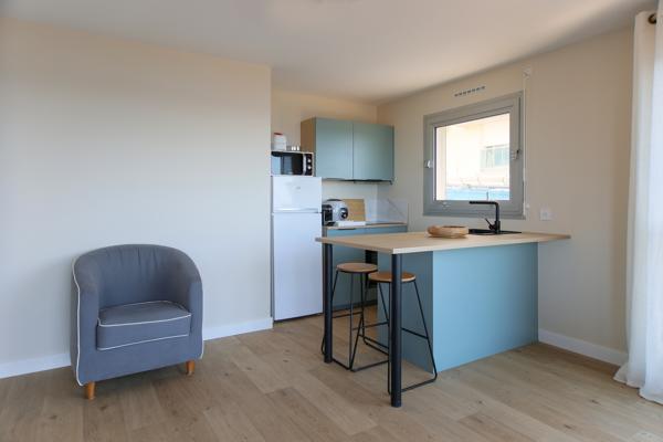 Appartement T2 avec parking dans le quartier des Présidents aux Sables d’Olonne.