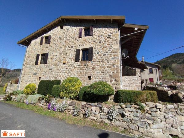 Ancienne ferme rénovée 201m2, piscine, gite. Terrain 1480m2