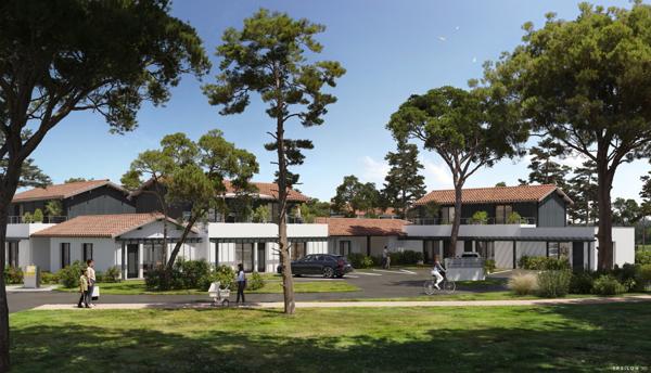 Sanguinet (40460) Sanguinet Appartement neuf type T3 rdc terrasse jardin 2 parkings