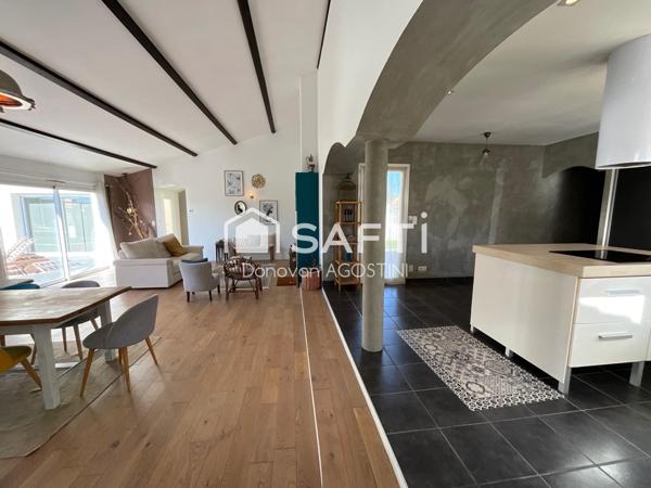 Maison de plain-pied 145 m², 4 chambres, 2 salles d’eau